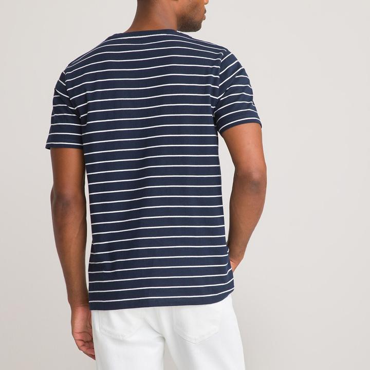 Immagine prodotto La Redoute Collections T-shirt a righe con scollo rotondo (3XL)