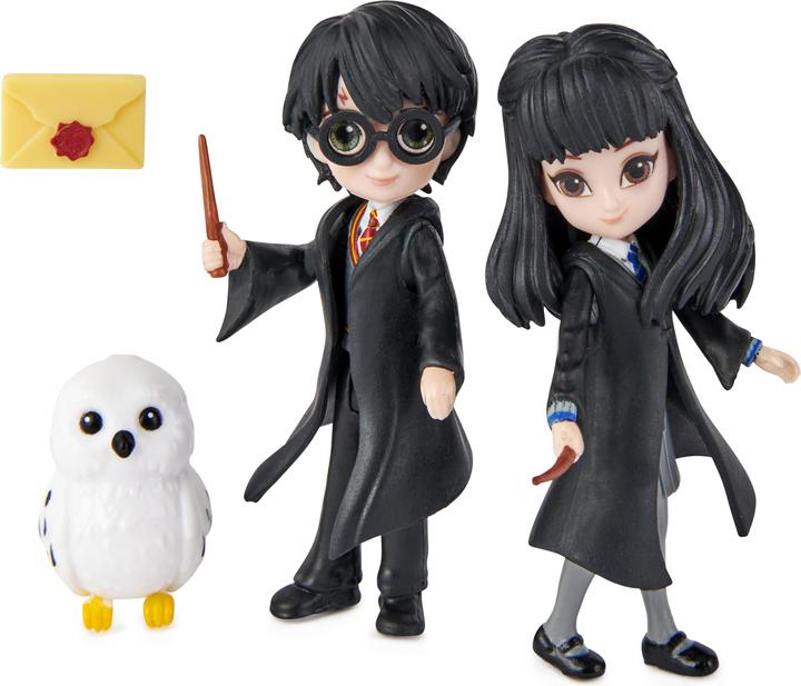Actual product image Spin Master Set of 3 figures Harry with Cho and Hedwig