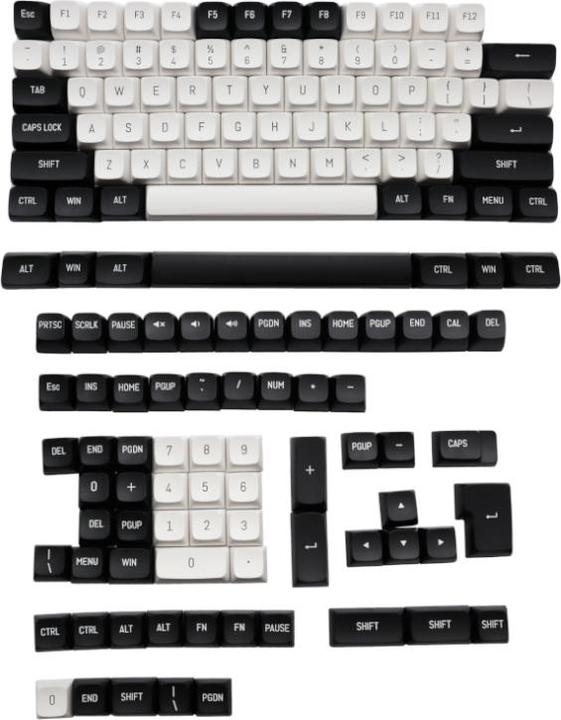 Actual product image Redragon Zestaw KeycapówA132 PBT Doubleshot