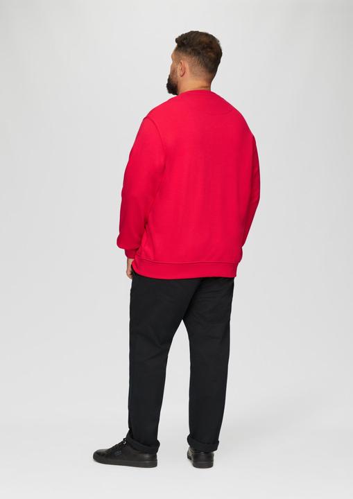 Produktbild s.Oliver Sweatshirt Sweatshirt aus Baumwollmix mit Logo-Detail (5XL)