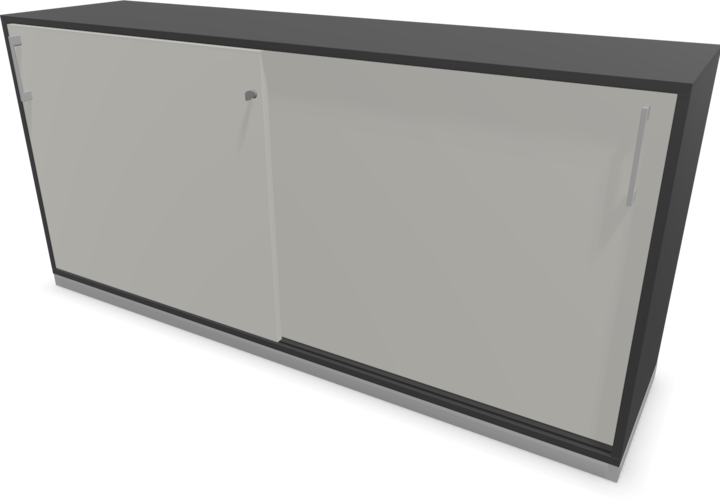 Actual product image Narbutas Choice sliding door cabinet (160 x 40 x 76 cm)