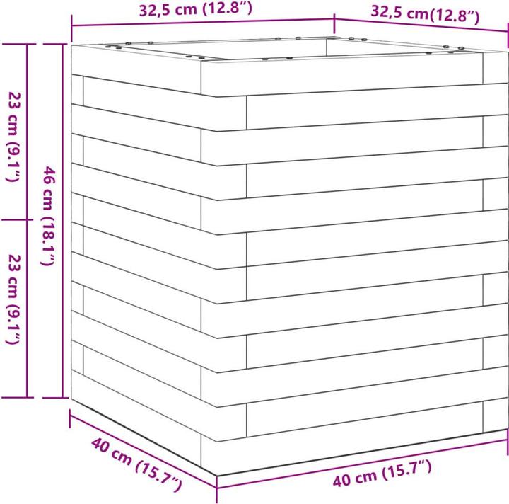 Produktbild vidaXL Pflanzgefäss