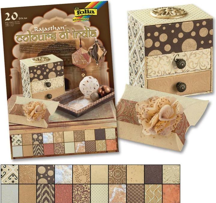 Produktbild Folia Motivblock India Rajasthan (170 g/m², 20x)