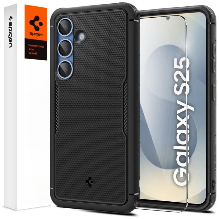 Actual product image Spigen Core Armor Mag Case for Samsung Galaxy S25 - Matte Black (Samsung Galaxy S25)