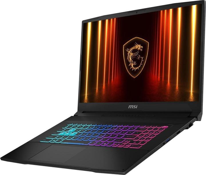 Actual product image MSI Katana 17 HX B14WGK i7 16 N bk (17.30", Intel Core i7-14650HX, 16 GB, 1000 GB, DE)