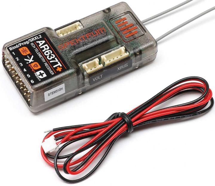 AR637T+ Ricevitore telemetrico DSMX a 6 canali AS3X+ e SAFE