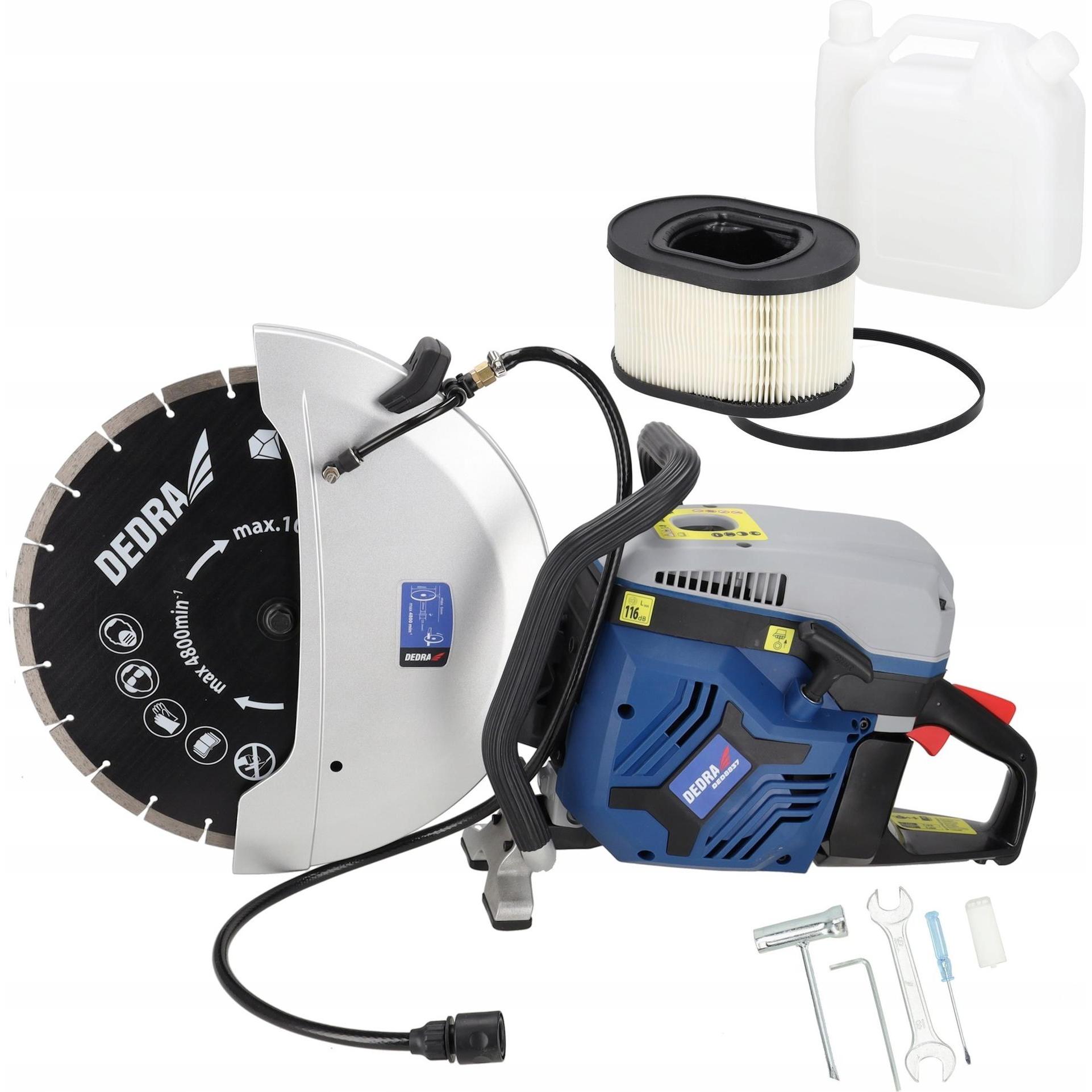 Dedra, Sega speciale, PRZECINARKA SPALINOWA DO BETONU I STALI 4.8KW 400/25 4MM