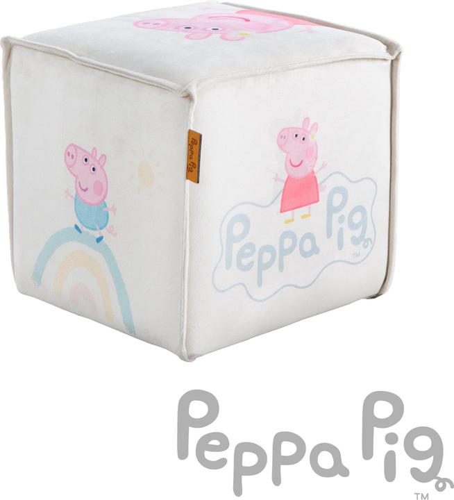 Actual product image Roba Children's stool in cube shape Peppa Pig (Child seating group)
