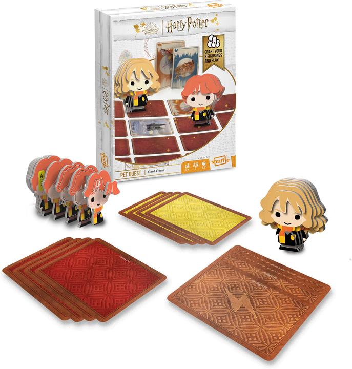 Produktbild ASS Altenburg 22584069 - Harry Potter Pet Quest, Kartenspiel, für 2 Spieler, ab 5 Jahren (Deutsch, Spanisch, Französisch, Norwegisch, Polnisch, Niederländisch, Finnisch, Ungarisch, Dänisch, Schwedisch, Italienisch, Englisch)