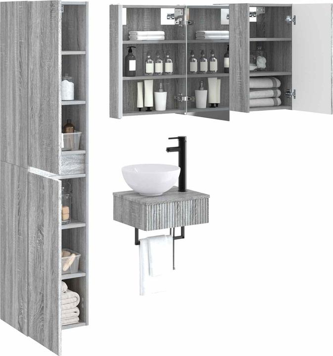 Produktbild vidaXL Badezimmerschrank-Set