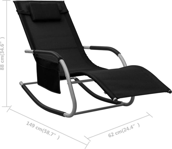 Produktbild vidaXL Sonnenliege (35 cm)