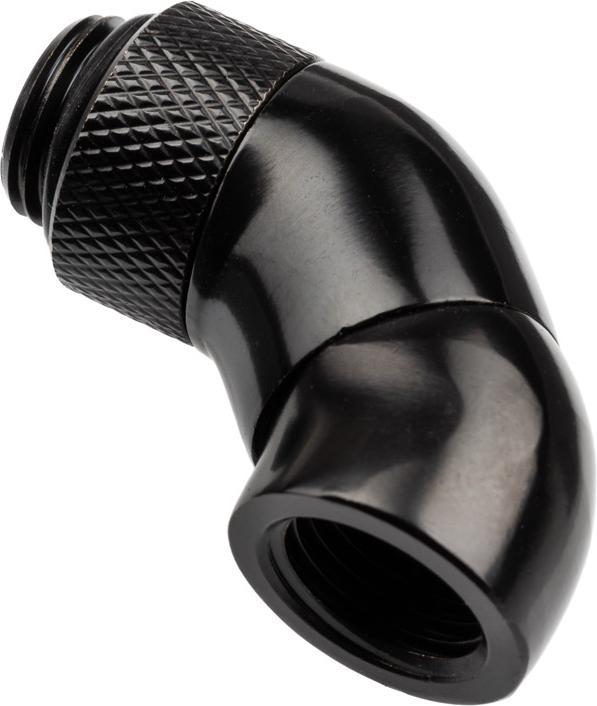 Produktbild Alphacool Eiszapfen Winkeladapter Doppel-45° drehbar G1/4 AG auf G1/4 IG