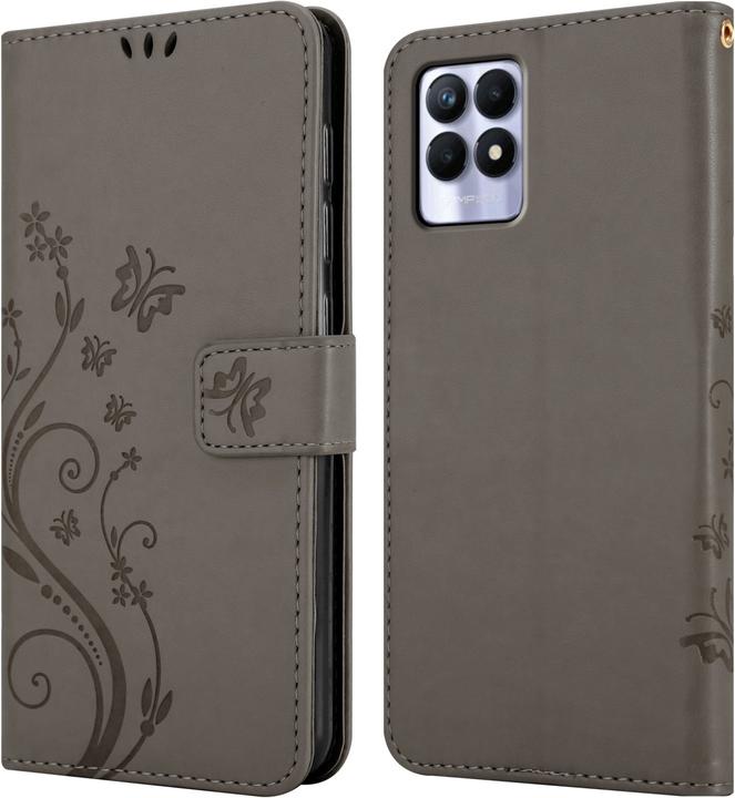 Immagine prodotto Cadorabo Copertina a libro floreale per Realme 8i / Narzo 50 4G (Realme 8i)