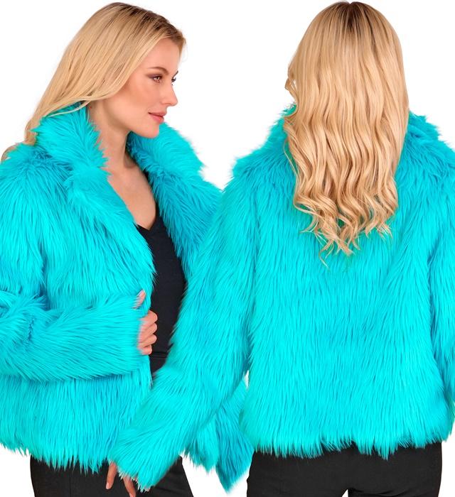 Produktbild Widmann Türkise Damen Plüschjacke (L, XL)