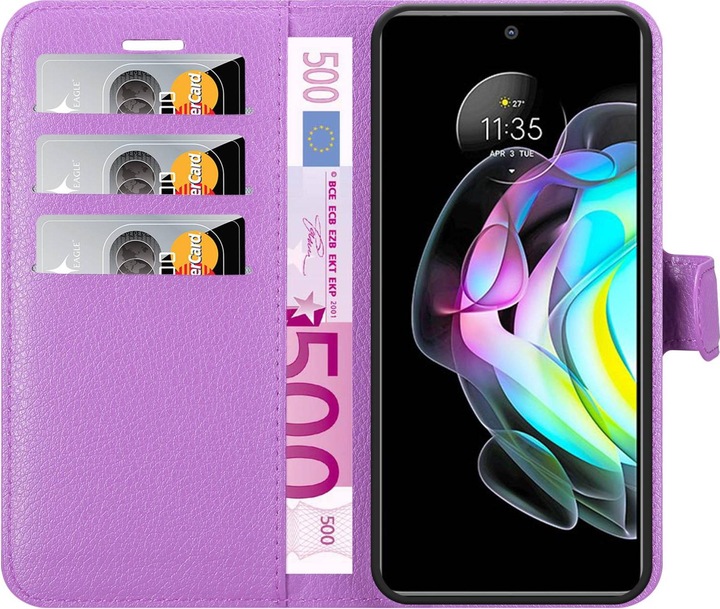 Actual product image Cadorabo Book Stand Case for Motorola EDGE 20 (Motorola Edge 20)