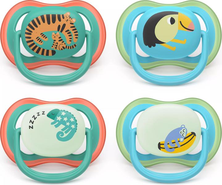 Philips Avent Pacifier für Tag und Nacht (4 x, 6 - 18 M.)