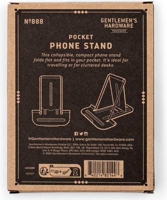 Produktbild Gentlemen's Hardware Pocket Phone Stand