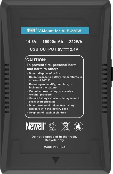 Produktbild Newell VLB-220W TES V-Mount Baterija (Akku)