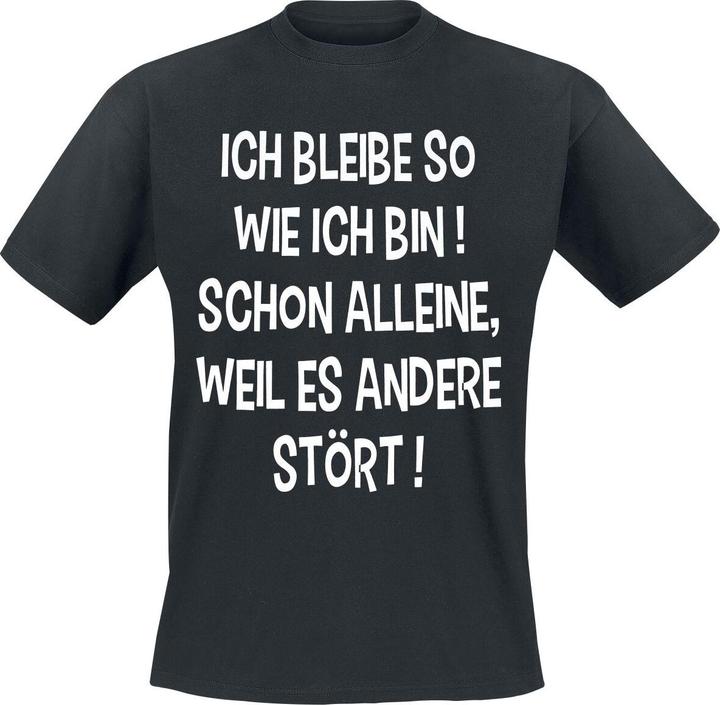 Produktbild Gaming-Sprüche Ich bleibe so wie ich bin (M)