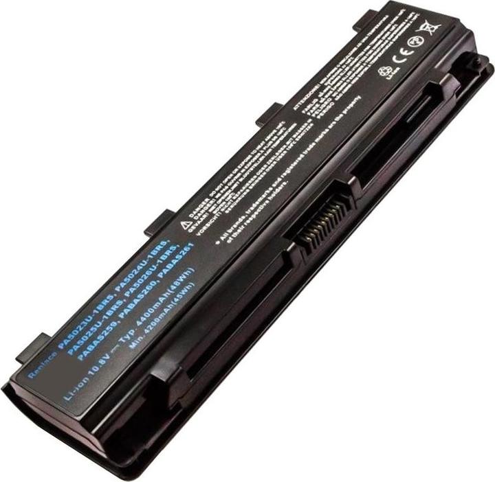 Toshiba Battery PA5027U-1BRS, PABAS263 (6 cubicles, 4400 mAh)