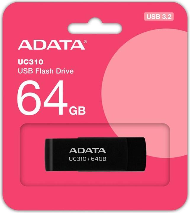 Productafbeelding Adata UC310 64GB (zwart, USB-A 3.2 Gen 1) (64 GB, USB-A)