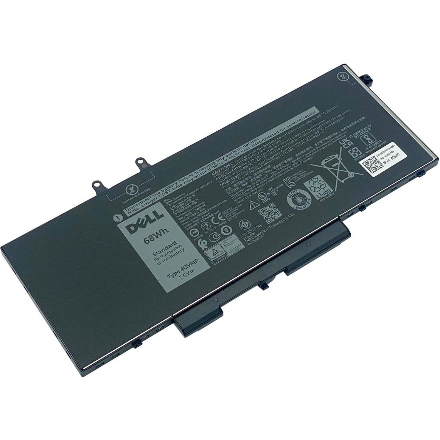 Dell Original Akku für Precision 3540 (8900 mAh), Notebook Akku, Schwarz