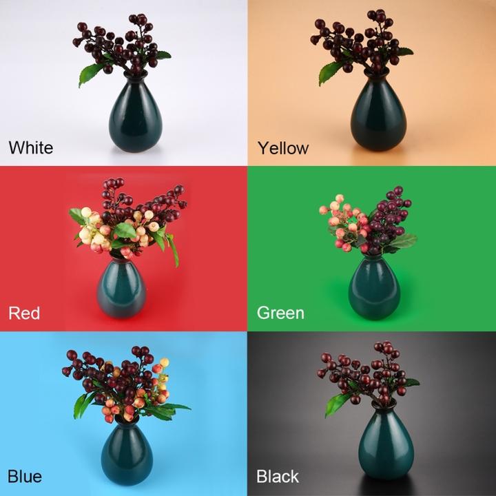 Actual product image Puluz Photography Background PVC Paper Kits for Studio Tent Box, Size: 121cm x 58cm (Green) (58 cm)