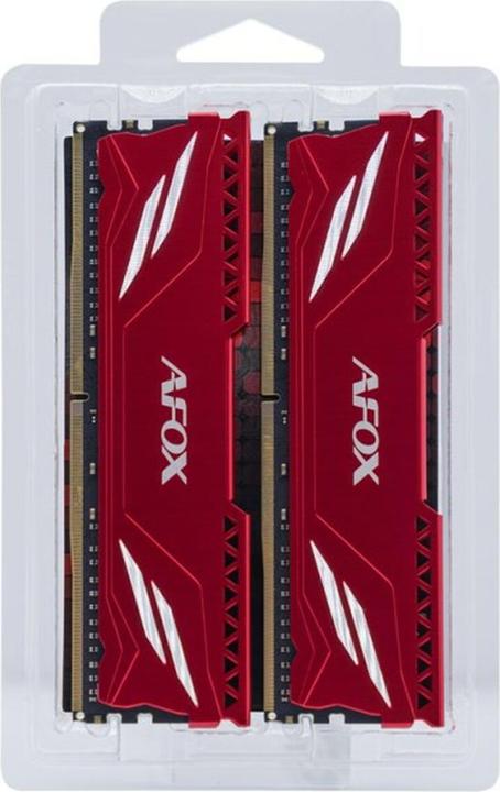 Immagine prodotto AFOX GAMING DDR4 2X8GB 3200MHZ CL16 XMP2 RED (2 x 8GB, 3200 MHz, DDR4-RAM, DIMM)