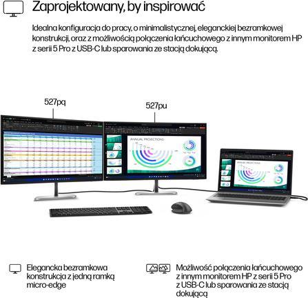 Produktbild HP 527pq (2560 x 1440 Pixel, 27")