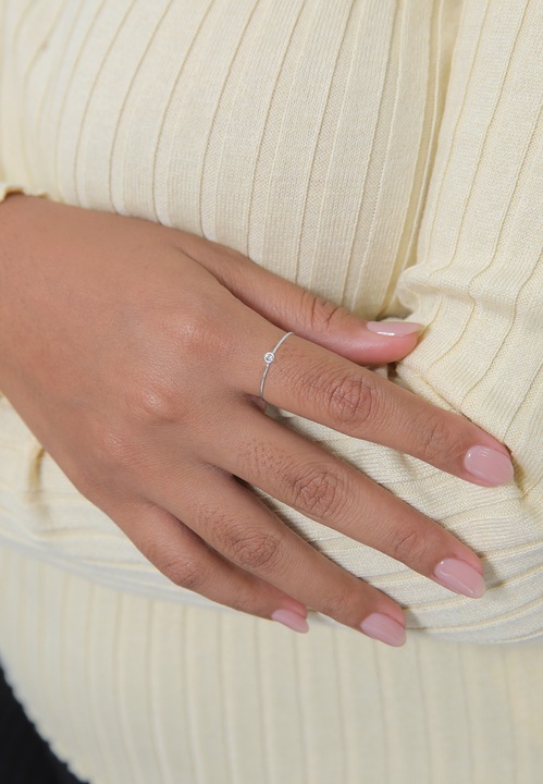 Immagine prodotto Elli Anello solitario (54, 925 Argento)