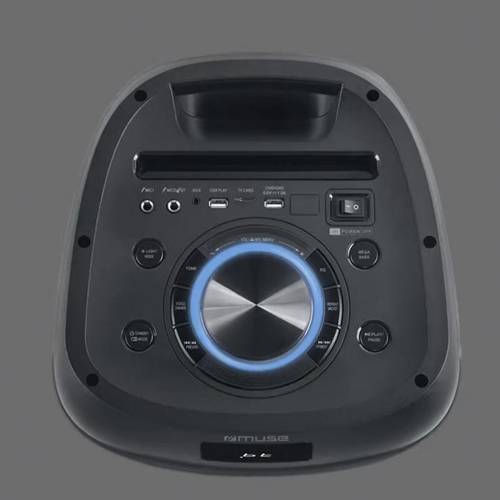 Produktbild Muse Speakers | Portable Party Box Speaker | M-1937 DJ | 600 W | Bluetooth | Black | Portable | Wire (12 h)