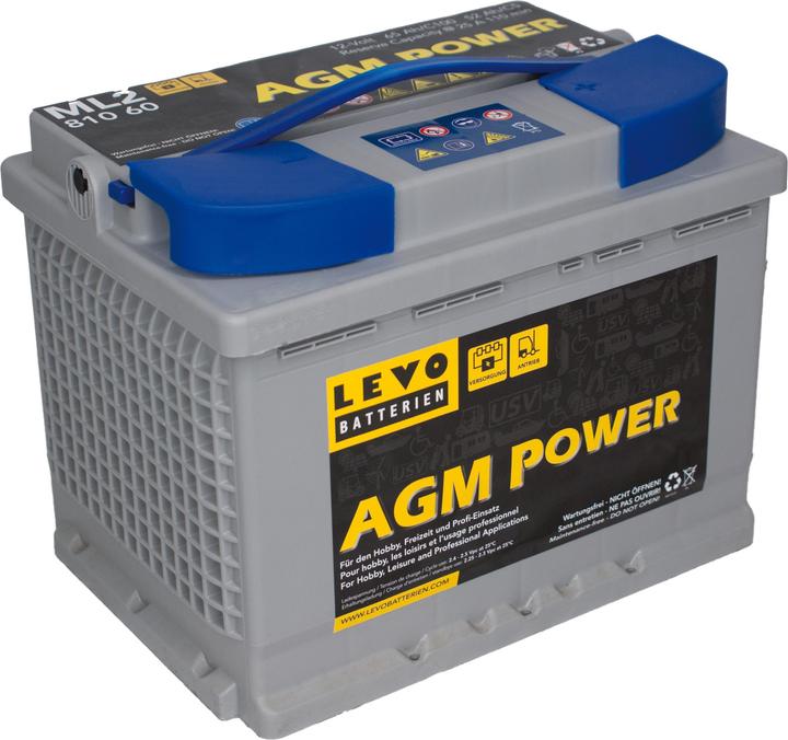 Produktbild Levo Batterie AGM 12V (12 V, 70 Ah)