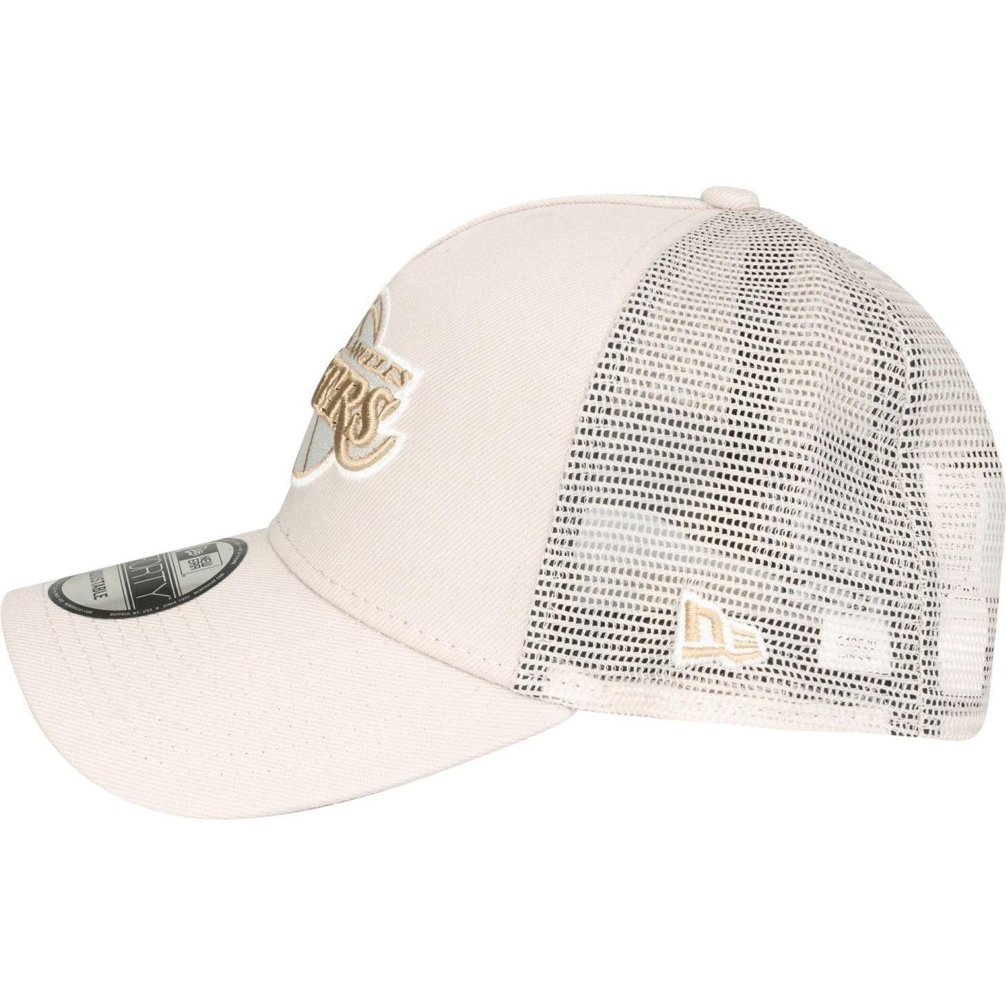 Thumbnail - New Era, Herren, Cap, A-Frame Trucker Cap - Los Angeles Lakers Stone, Grau, (One Size)