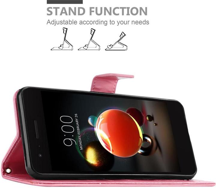 Immagine prodotto Cadorabo Copertina del libro di fiori (Huawei Y9 (2018), LG K8 2018)