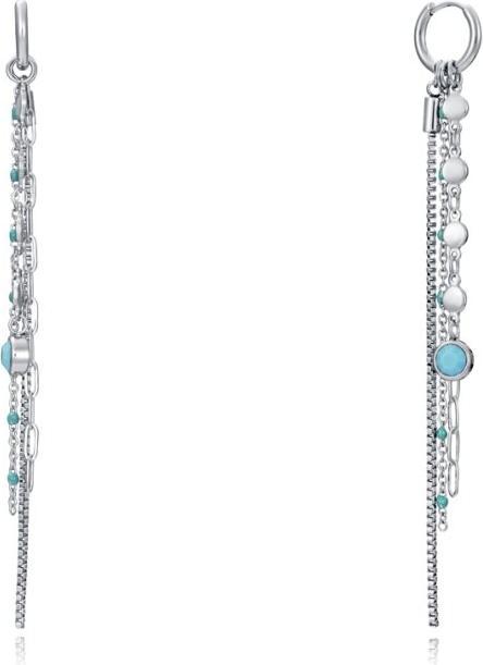 Viceroy Stahlohrringe mit Kreisanhängern 2-in-1 Kiss 15132E01000