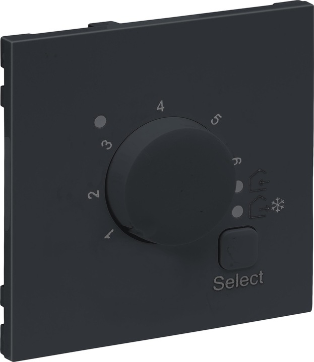 Actual product image Legrand SEANO cover 765451 for electronic room thermostat