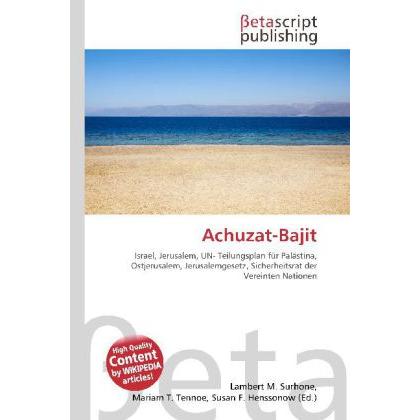 Achuzat-Bajit, Fachbücher
