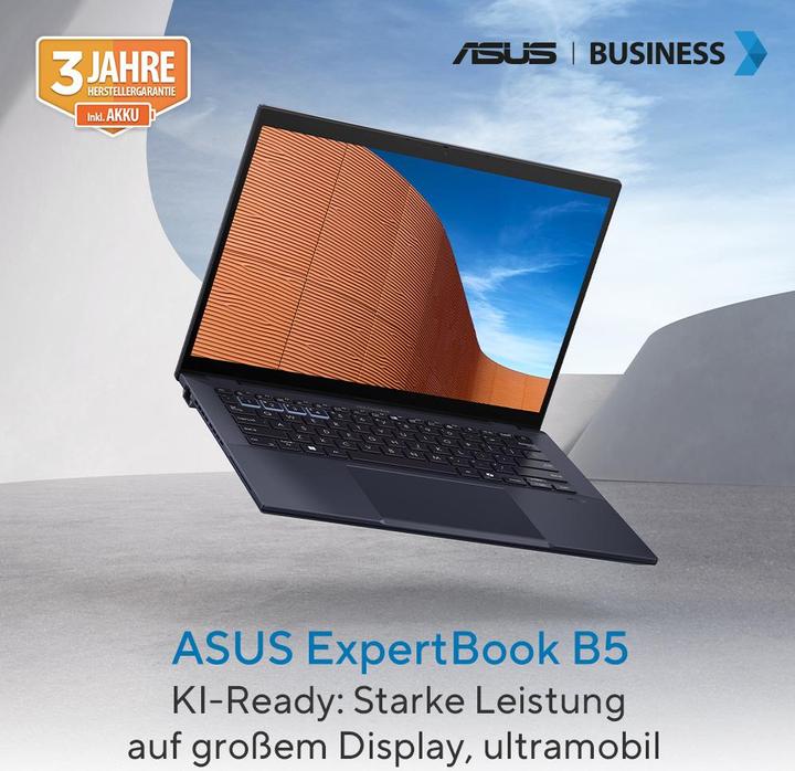Actual product image ASUS ExpertBook B5 (14", Intel Core i7-1355U, 16 GB, 512 GB, DE)