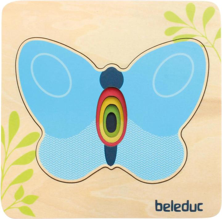 Produktbild Beleduc Lagen-Puzzle Kleiner Schmetterling (4 Teile)