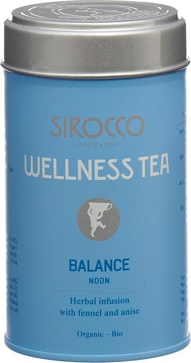 Immagine prodotto Sirocco Lattina di tè Medio Benessere Tea Balance Ds 120 g (120 g)