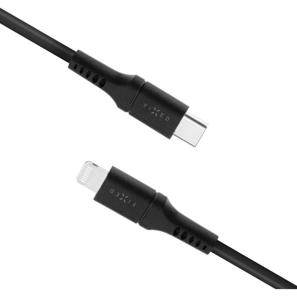 Thumbnail - Fixed Liquid-Silicone-Kabel USB-C/Lightning (0.50 m), USB Kabel
