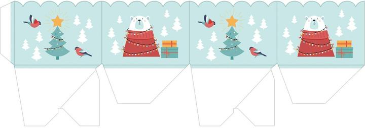 Actual product image Ursus Sweet Advent" packaging set (Gift box, 20 x)