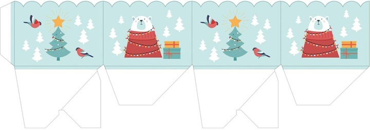 Produktbild Ursus Verpackungs-Set "Süsser Advent" (Geschenkbox, 20 x)