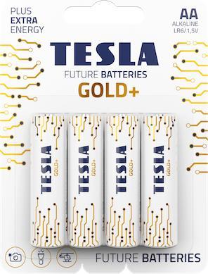 Actual product image Tesla - baterie AA GOLD+, 4ks, LR06 (4 pcs., AA, 2700 mAh)