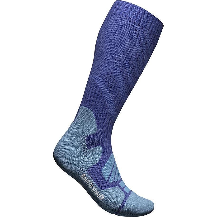 Bauerfeind, Herren, Sportsocken, Outdoor Merino Compression Socks Men (36 - 41, 46 - 49), Blau