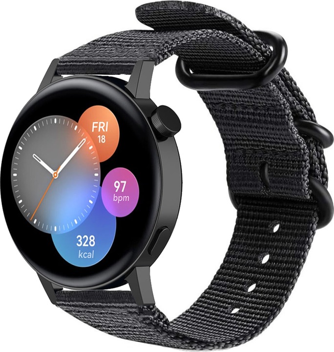 Produktbild Strap-it Armband (20 mm, Nylon, Huawei Watch GT 2)