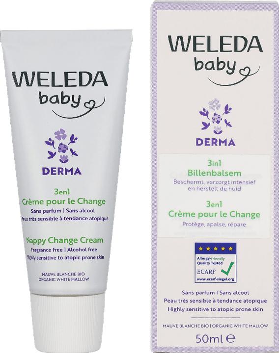 Actual product image Weleda Derma 3in1 Windelwechselcreme (50 ml)