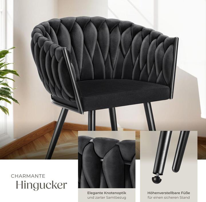 Actual product image tectake Esszimmerstuhl Astano 2er Set