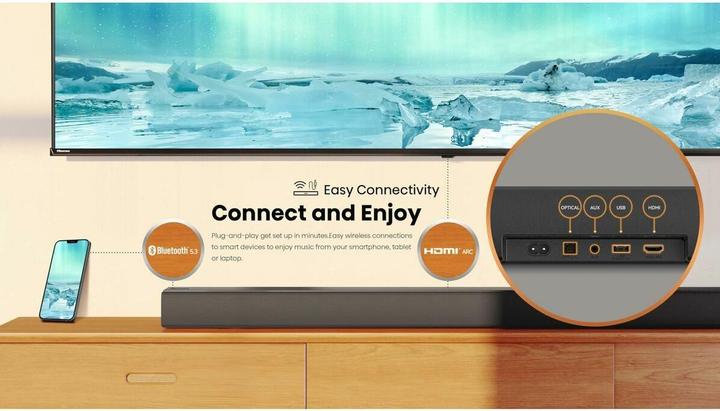Actual product image Hisense HS3100 (480 W, 3.1 Channel)