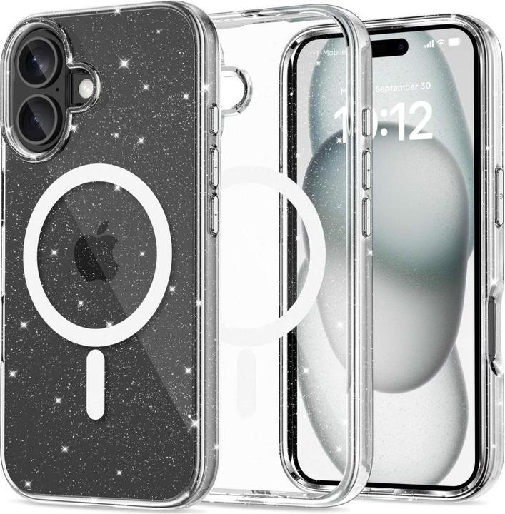 Produktbild Tech-Protect FlexAir Hybrid MagSafe iPhone 16 Case - Clear (Apple iPhone 16)